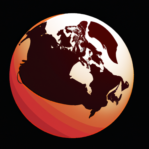 תמונה המתארת גלובוס עם קנדה מודגשת, המייצגת את מוקד ההגירה
